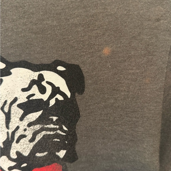 Charcoal Grey Georgia Bulldog Graphic T-Shirt size Small - Picture 2 of 5
